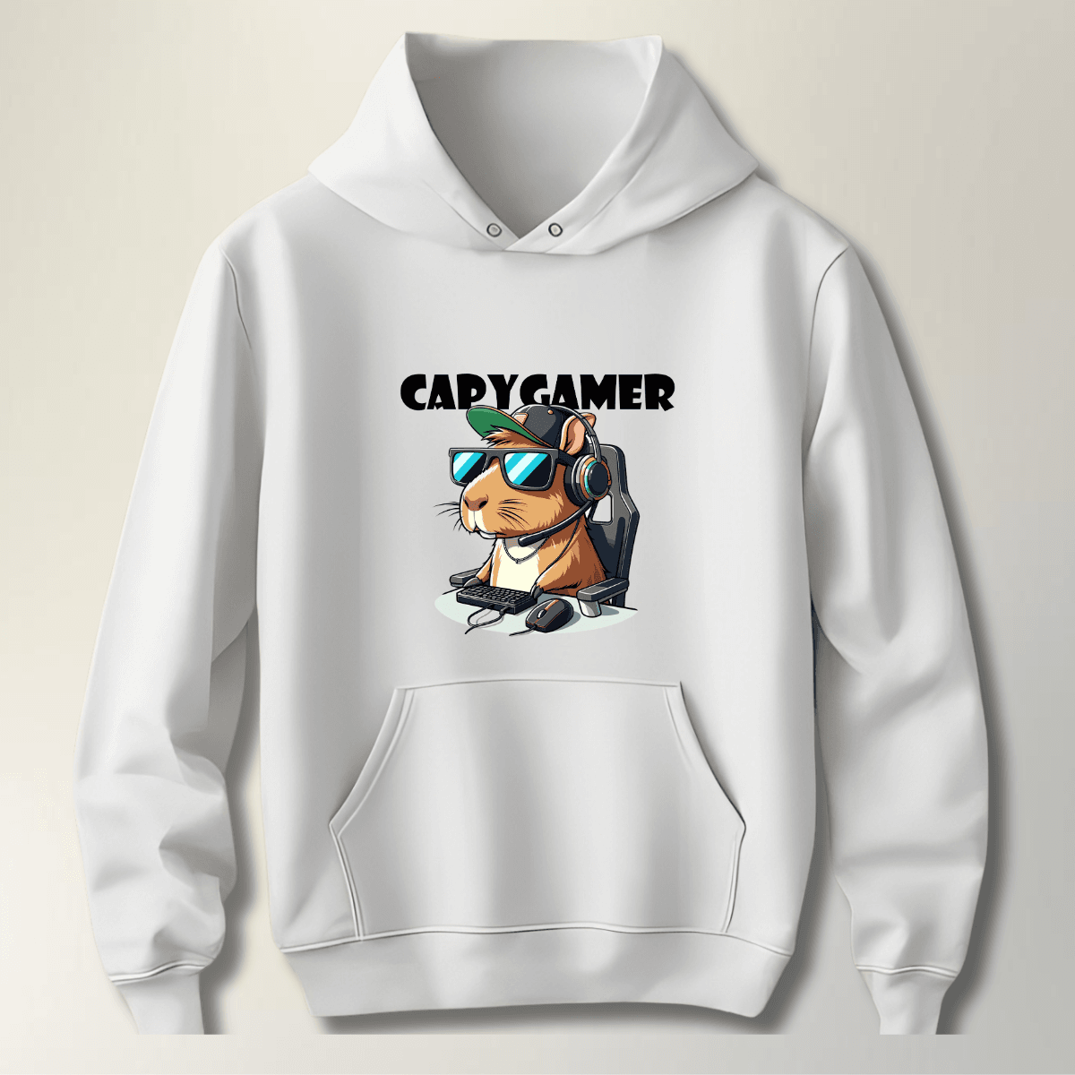 Casaco Moletom Masculina Infantil Estampa CapyGame... - WarmOut Confecções