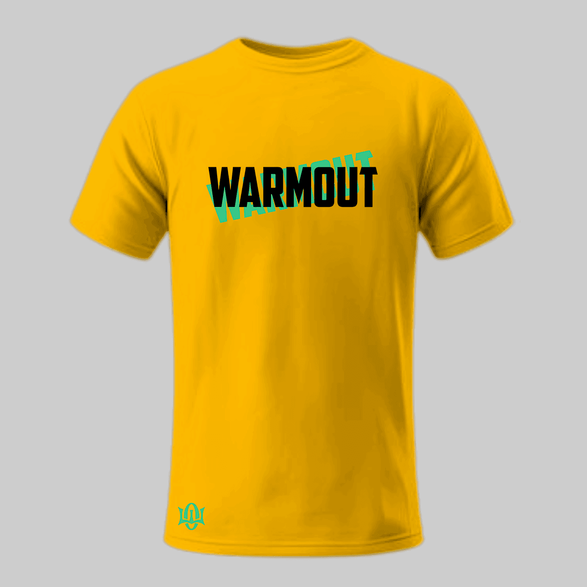 Camiseta Amarela Adulto Masculina Warmout Sombread - WarmOut Confecções