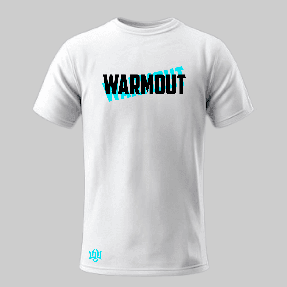 Camiseta Branca Adulto Masculina Warmout Sombreado - WarmOut Confecções