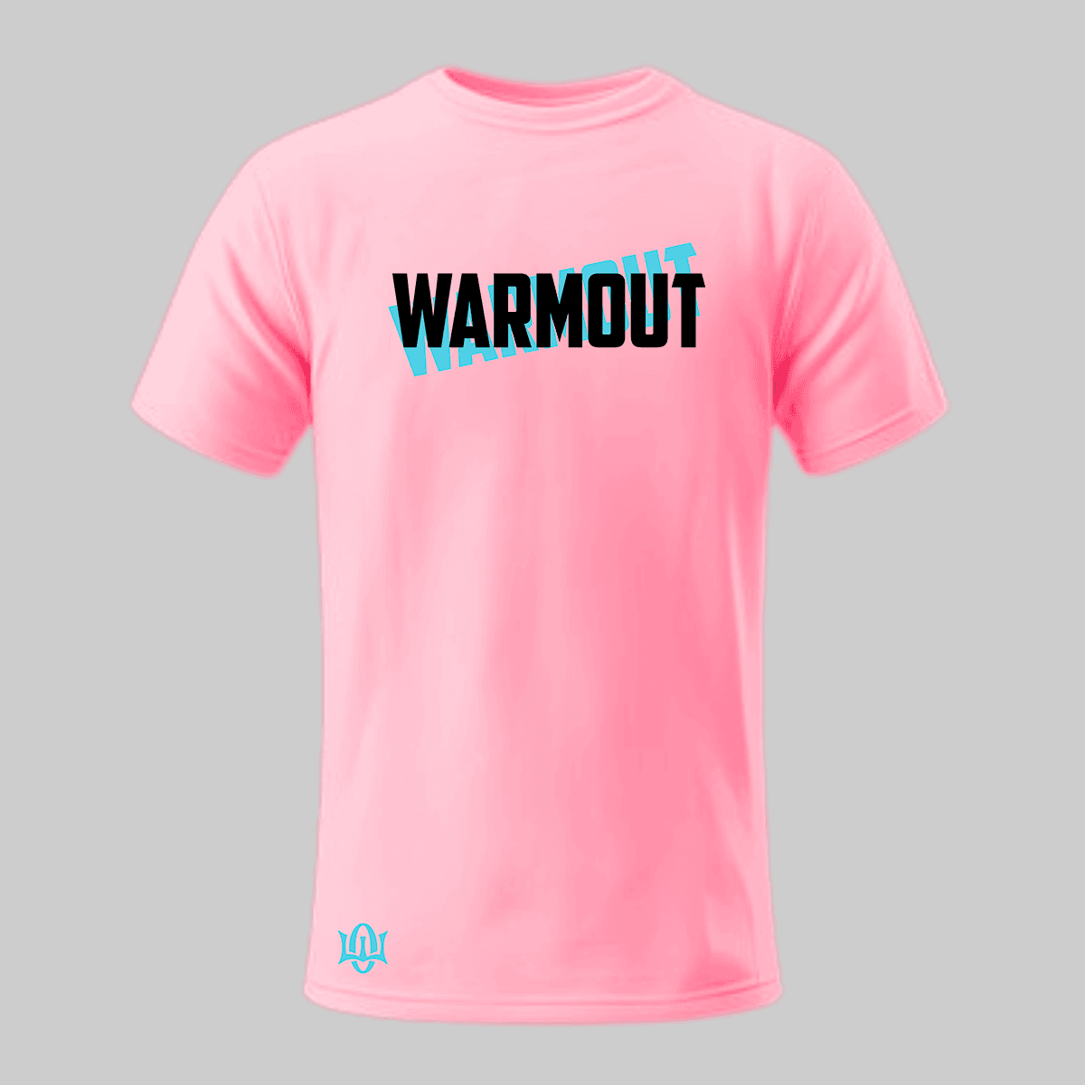 Camiseta Rosa Adulto Masculina Warmout Sombreado - WarmOut Confecções