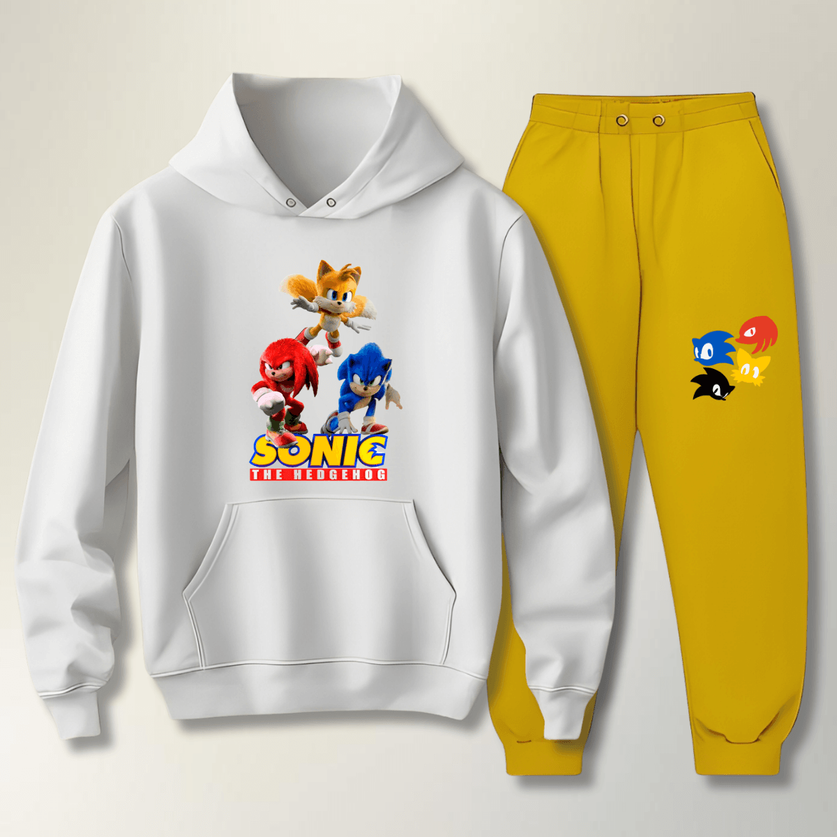 Abrigo De Meninos Moletom Infantil Sonic Turma - WarmOut Confecções