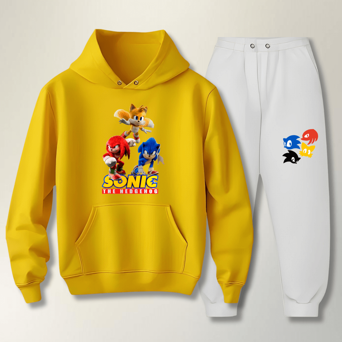 Abrigo Moletom Inverno Infantil Sonic Turma - WarmOut Confecções
