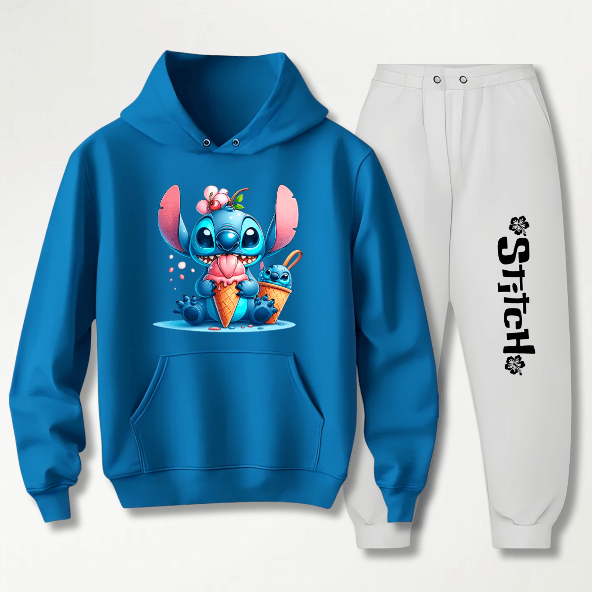 Abrigo Infantil Moletom Estampa Stitch - WarmOut Confecções