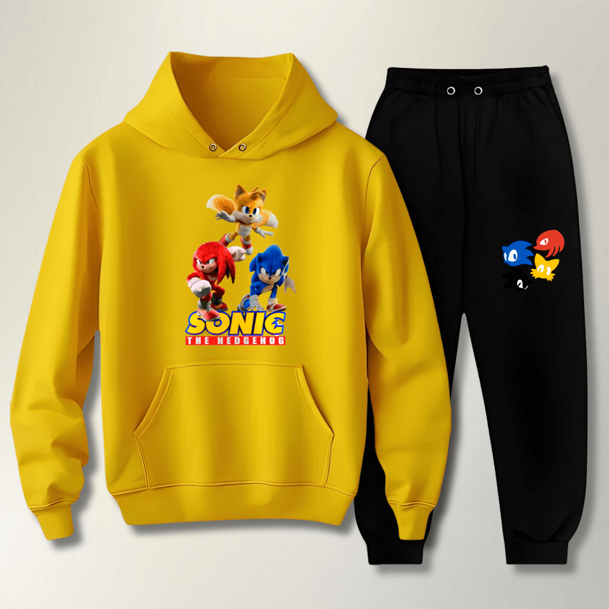 Abrigo Moletom Para Frio Infantil Sonic Turma - WarmOut Confecções