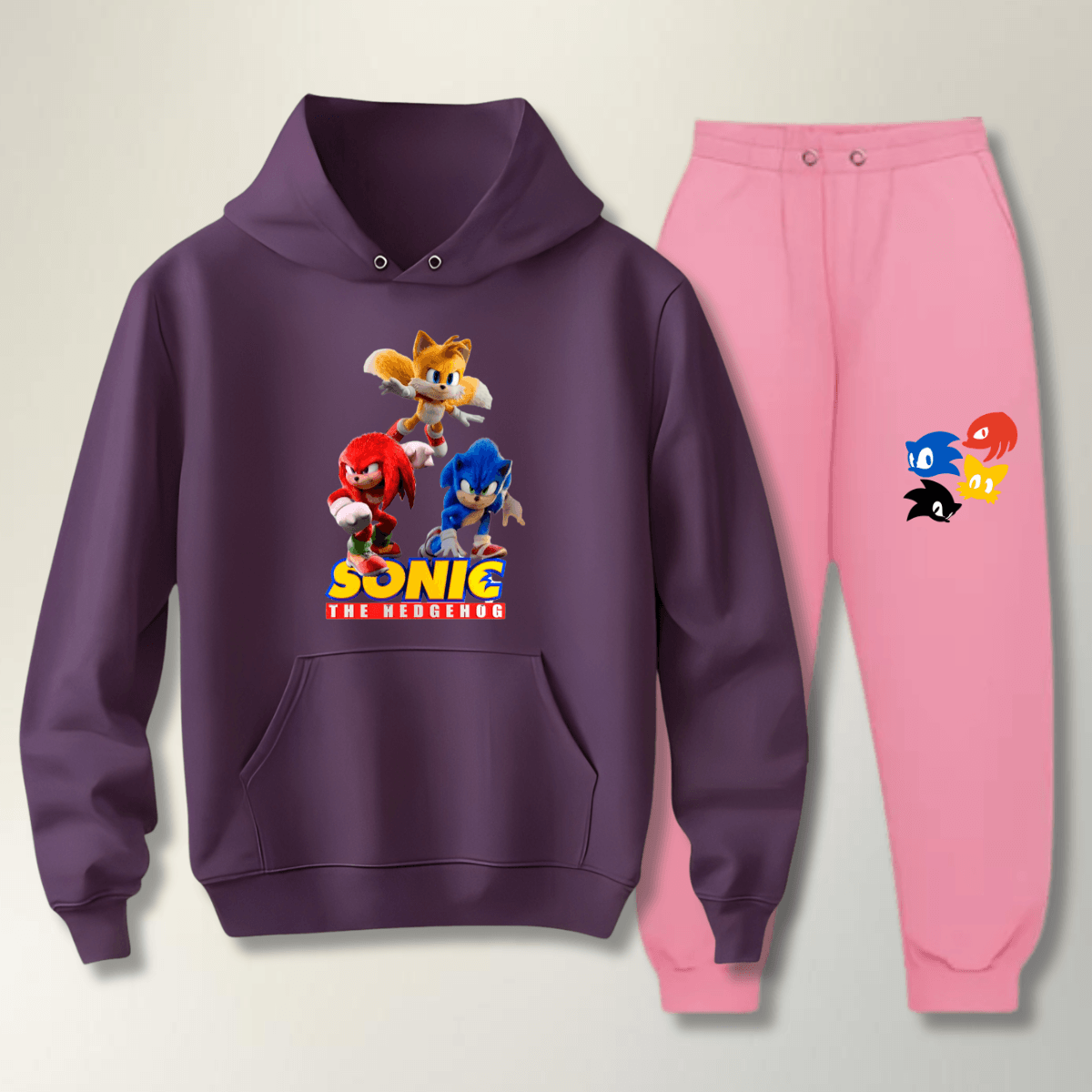 Abrigo Moletom Meninos Infantil Sonic Turma - WarmOut Confecções