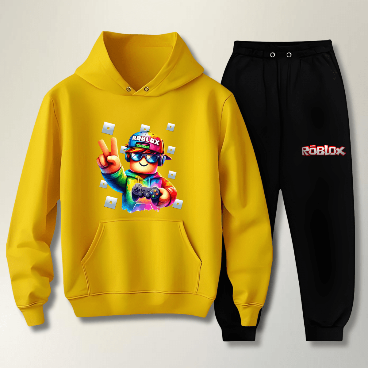 Conjunto Infantil De Moletom Quentinho Roblox - WarmOut Confecções