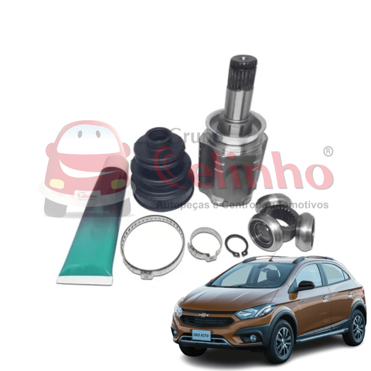 TULIPA SEMI EIXO ESQUERDO C/TRIZETA Onix Devigili DG81030 - Grupo