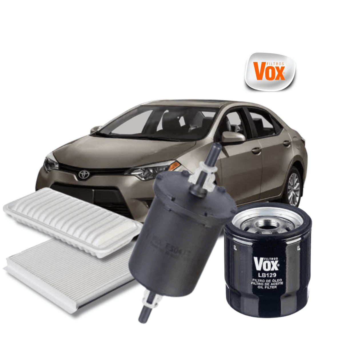 Kit Reparo Toyota Corolla 2007/2008 - Filtros VOX ...