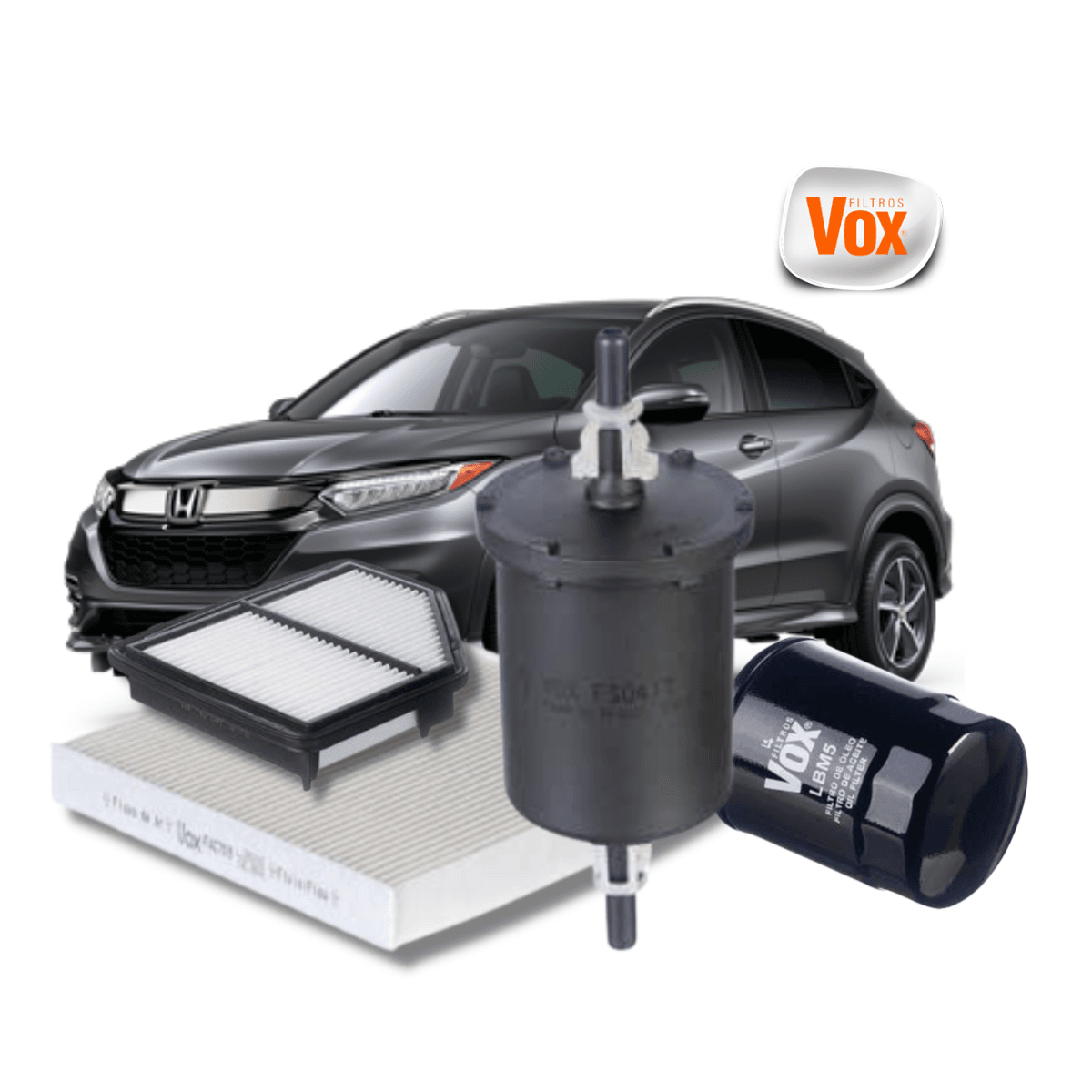 Kit Reparo Honda HRV - Filtros VOX Filters origina...
