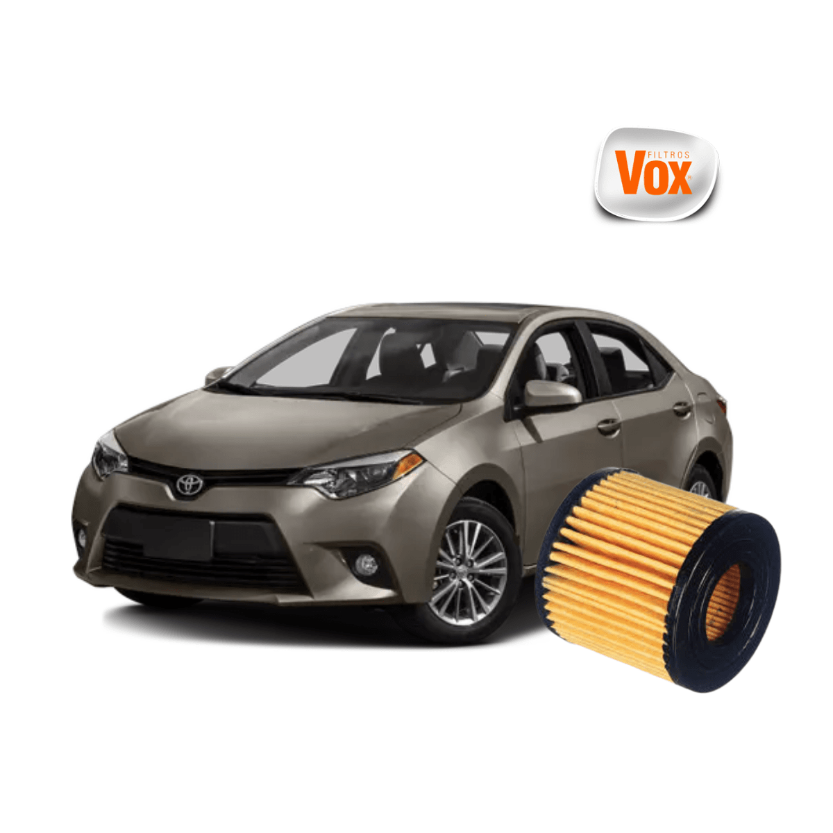 Filtro Óleo VOX Filters LE803 Toyota - Grupo Celinho Autopeças