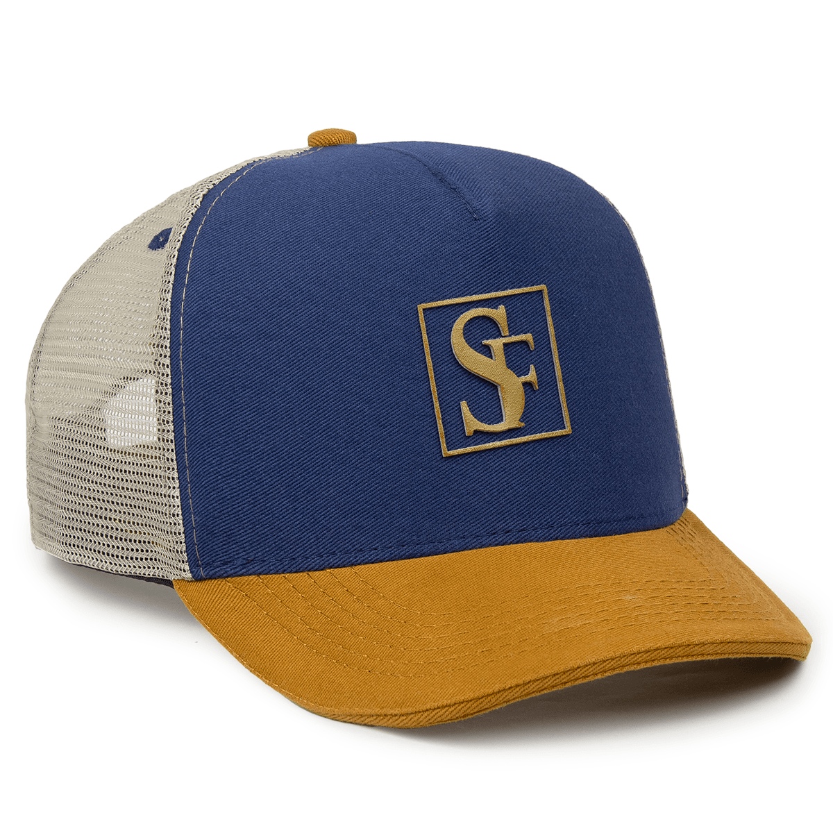 Boné Trucker Simprão Farm Sf Azul - Simprão Farm