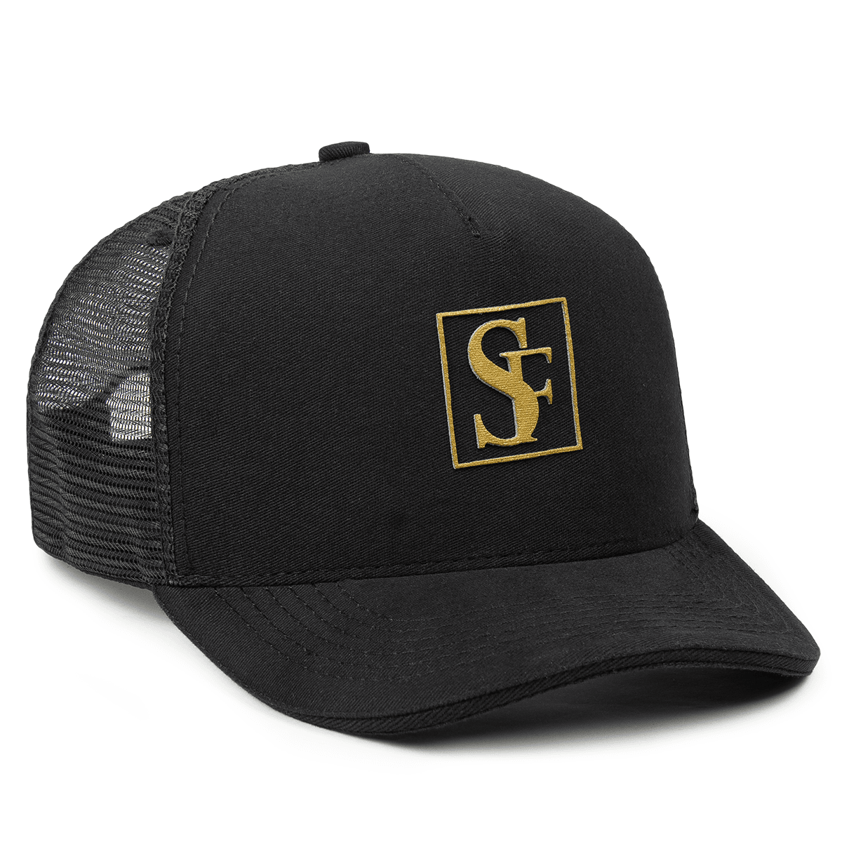 Boné Trucker Simprão Farm Sf Preto - Simprão Farm