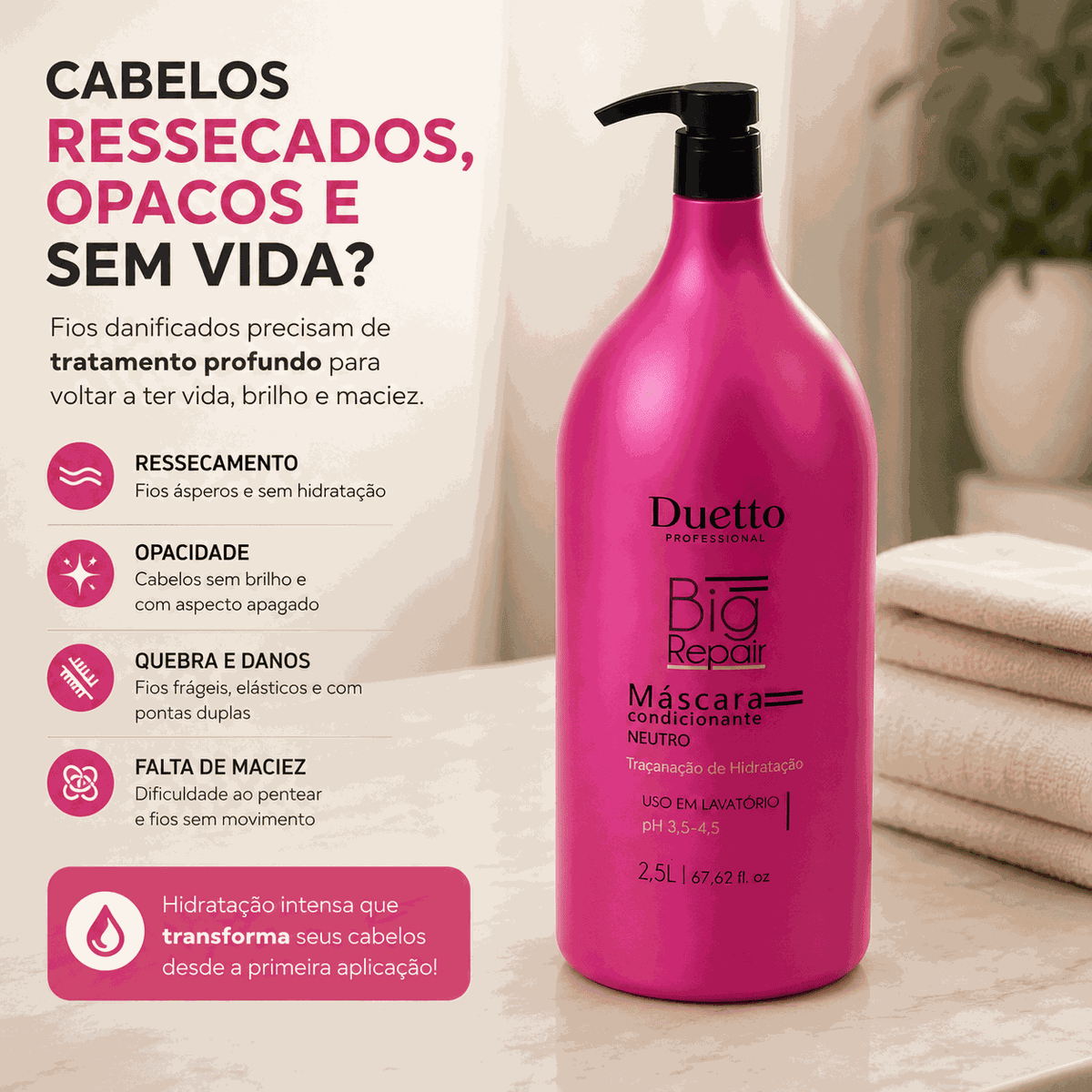 Máscara Condicionante Big Repair Duetto 2,5 L