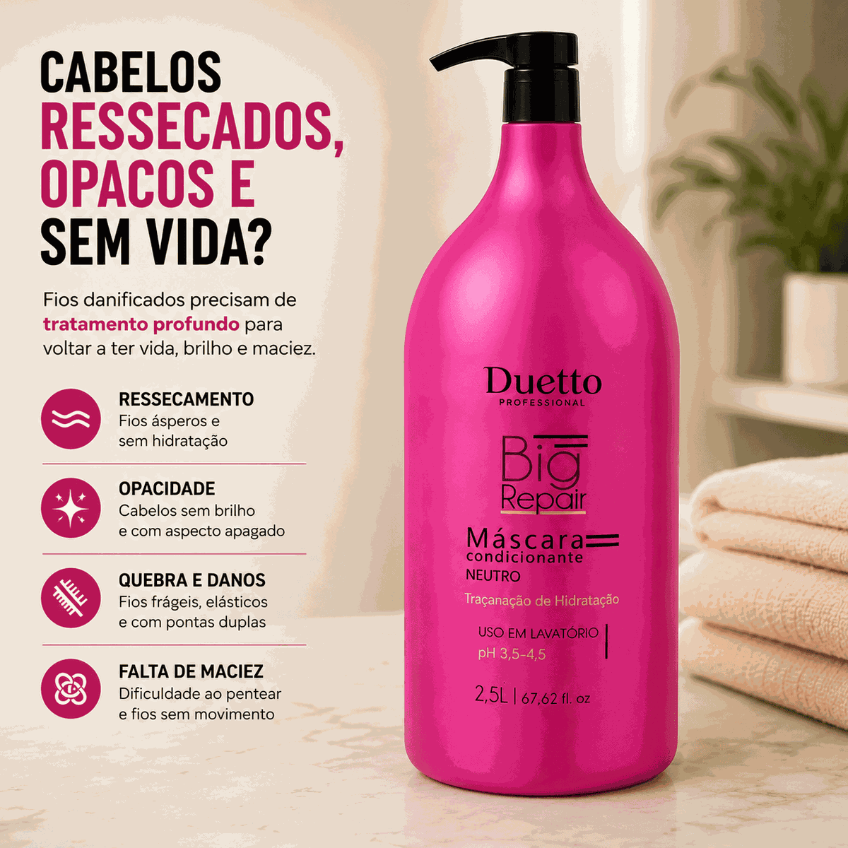 Máscara Condicionante Big Repair Duetto 2,5 L