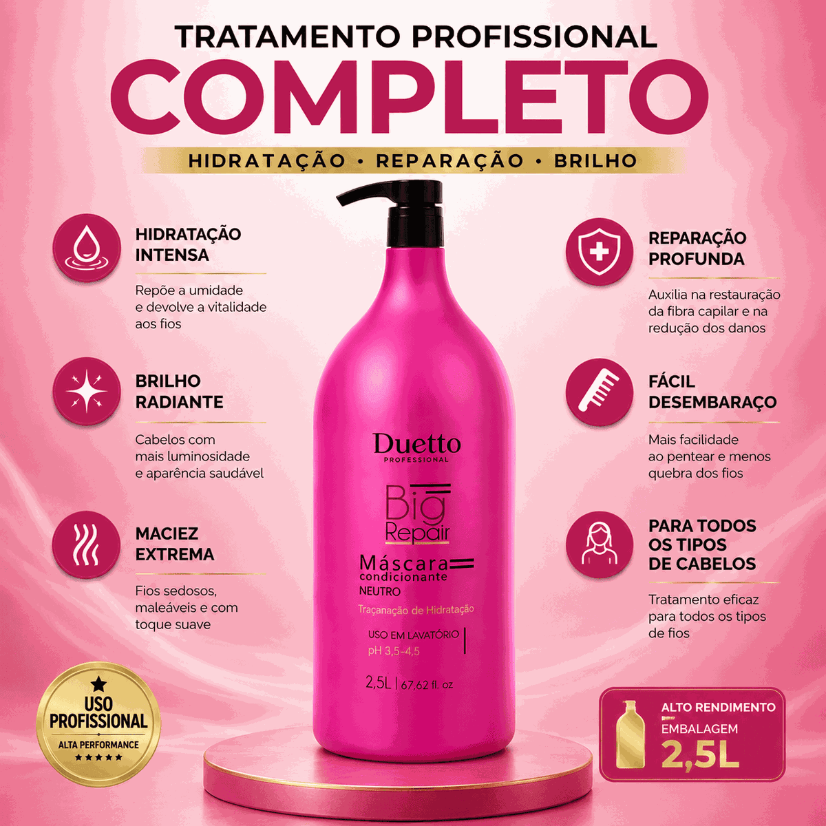 Máscara Condicionante Big Repair Duetto 2,5 L