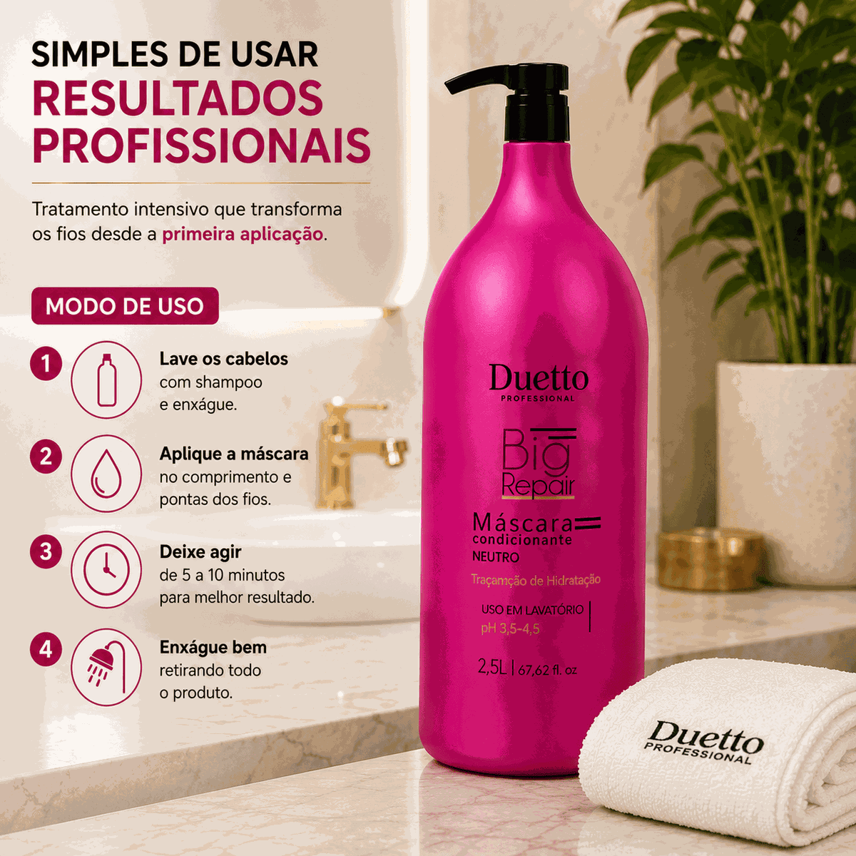 Máscara Condicionante Big Repair Duetto 2,5 L