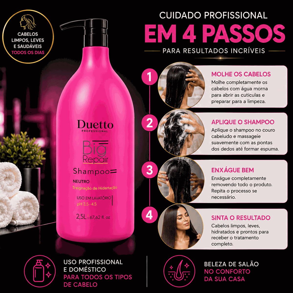 Shampoo Big Repair Duetto 2,5L