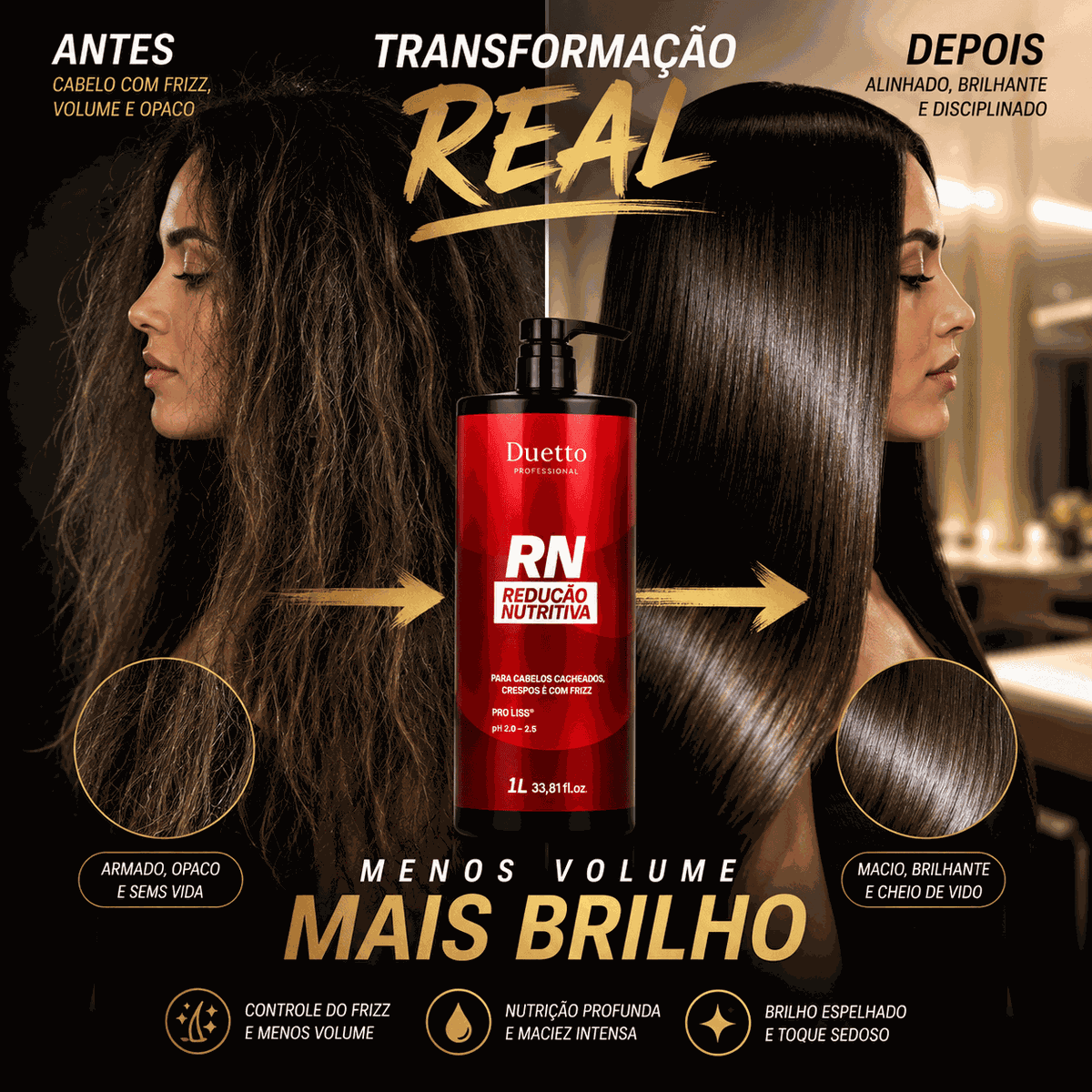 Redutor de Volume RN Duetto Professional 1000ml