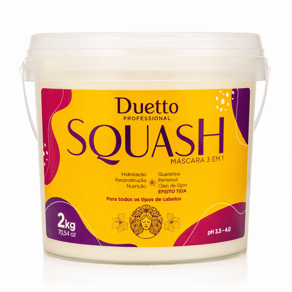 Máscara de Hidratação 3 em 1 Squash Duetto Professional 2kg 