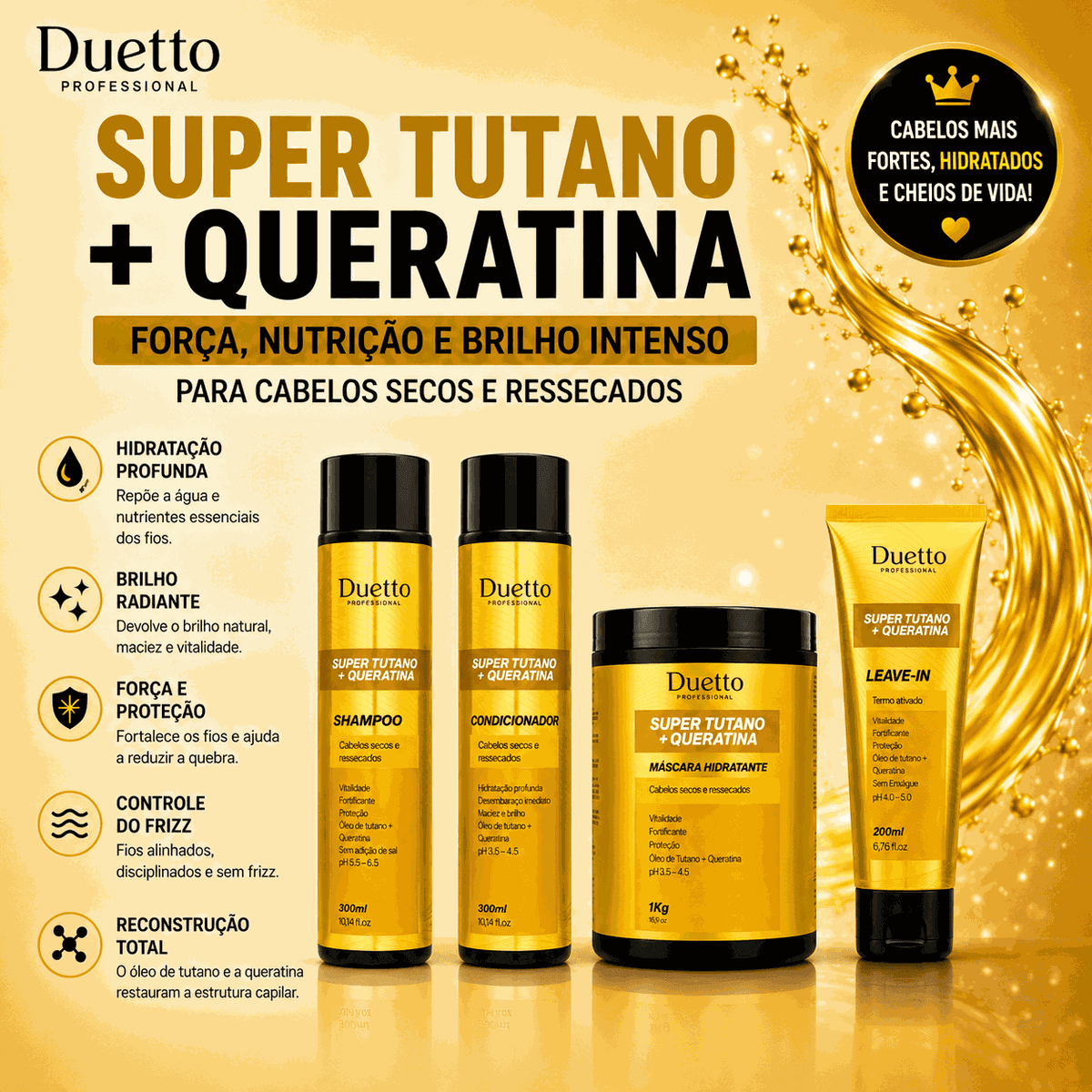 Kit Super Tutano + Queratina Duetto 1Kg
