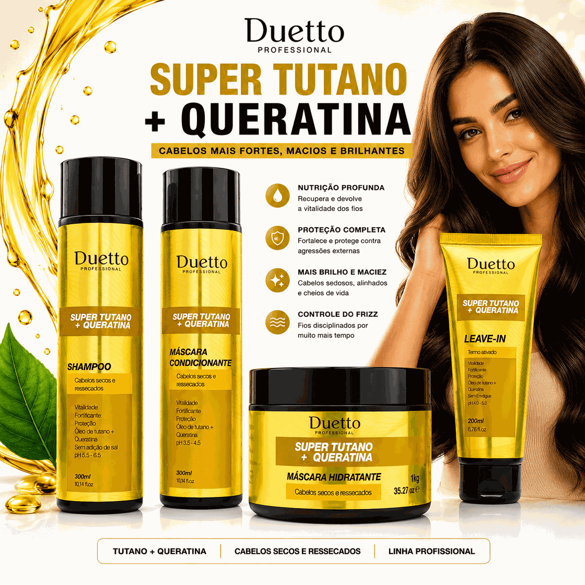 Kit Super Tutano + Queratina Duetto 280g