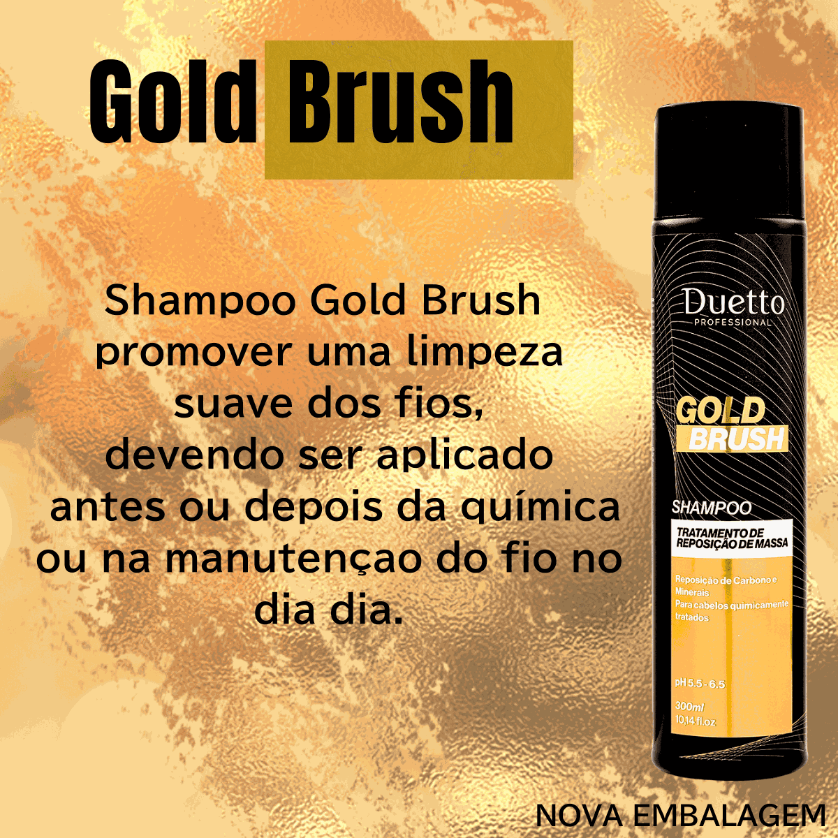 Shampoo Gold Brush Duetto 300ml