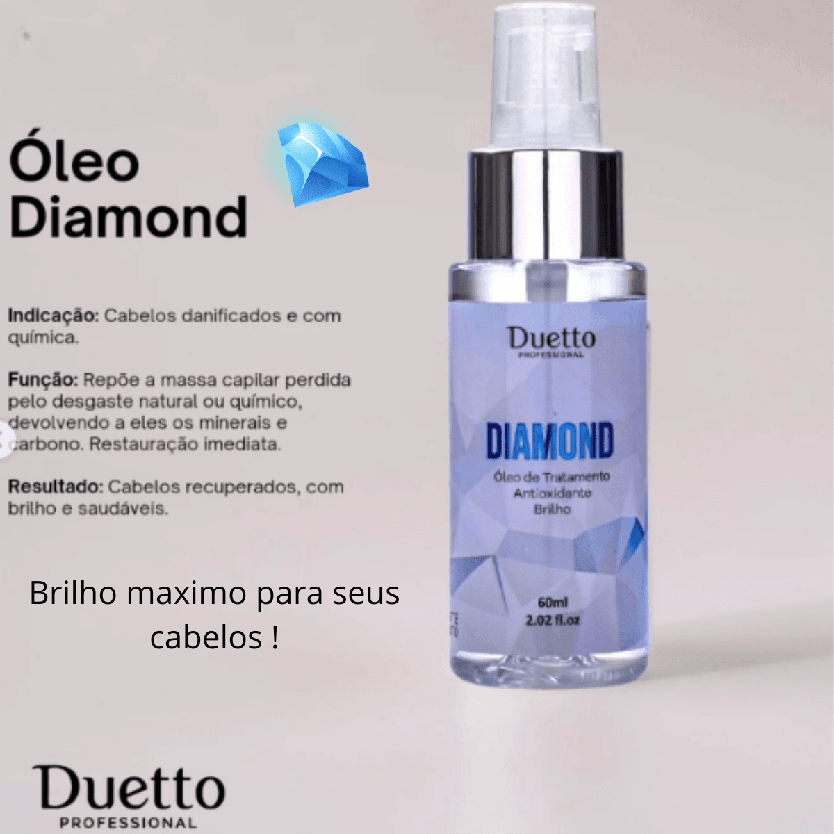 Oleo de Tratamento Diamond 60ml