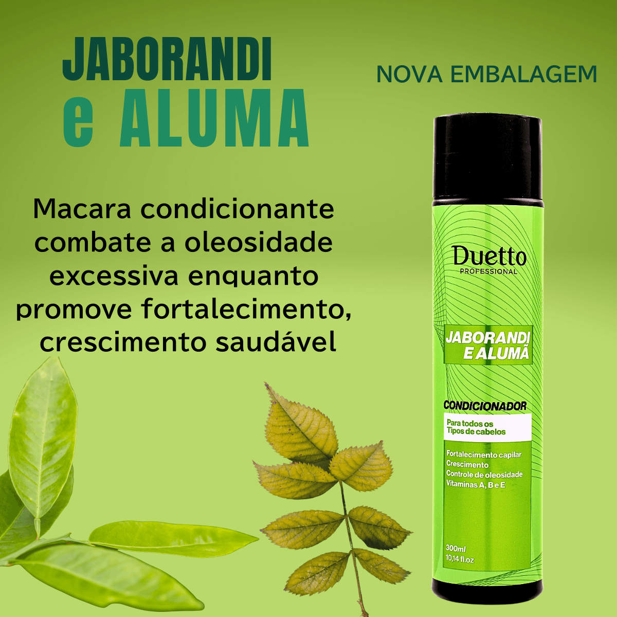Máscara Condicionante Jaborandi e Alumã Duetto 300ml