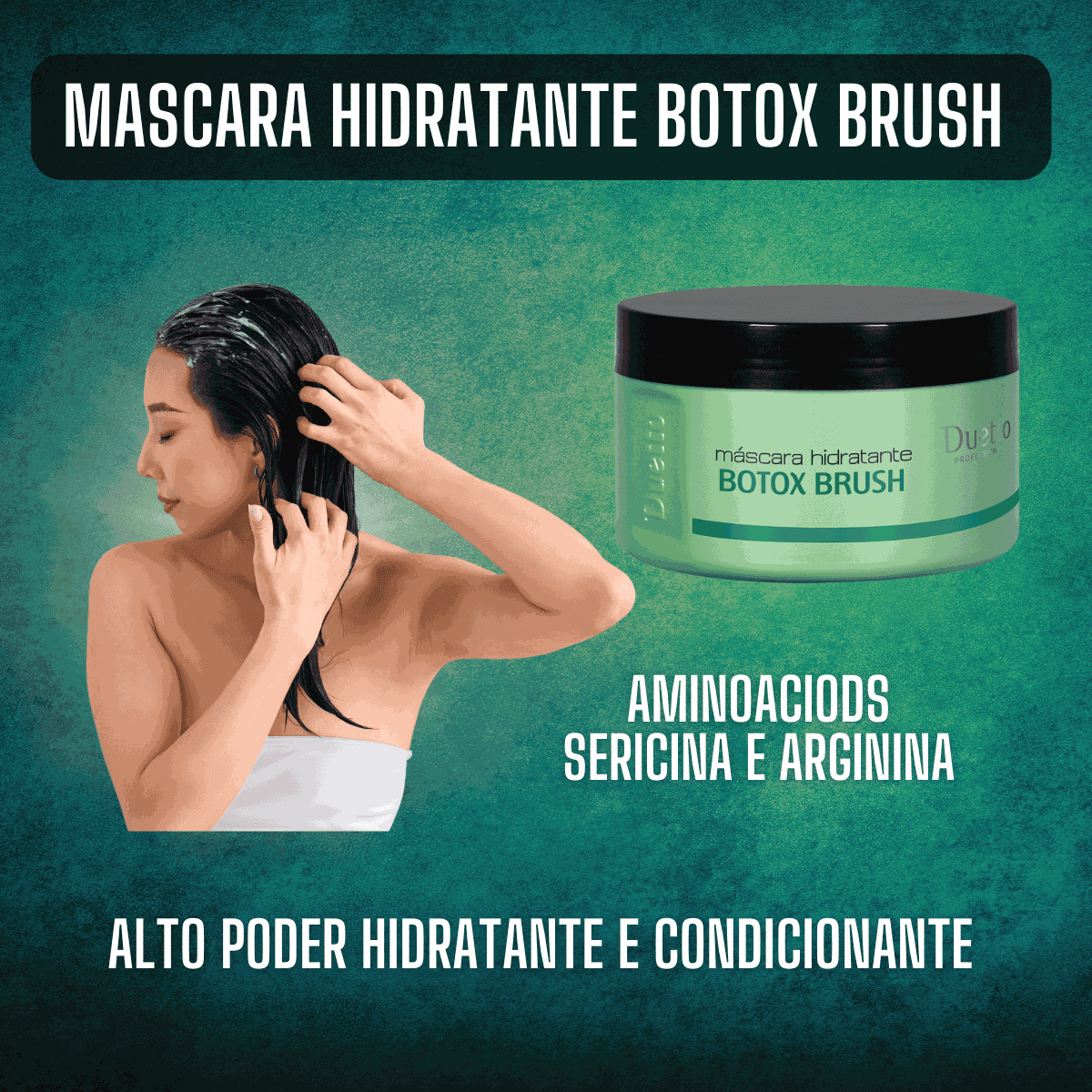 Máscara Hidratante BTX Brush Duetto 300g