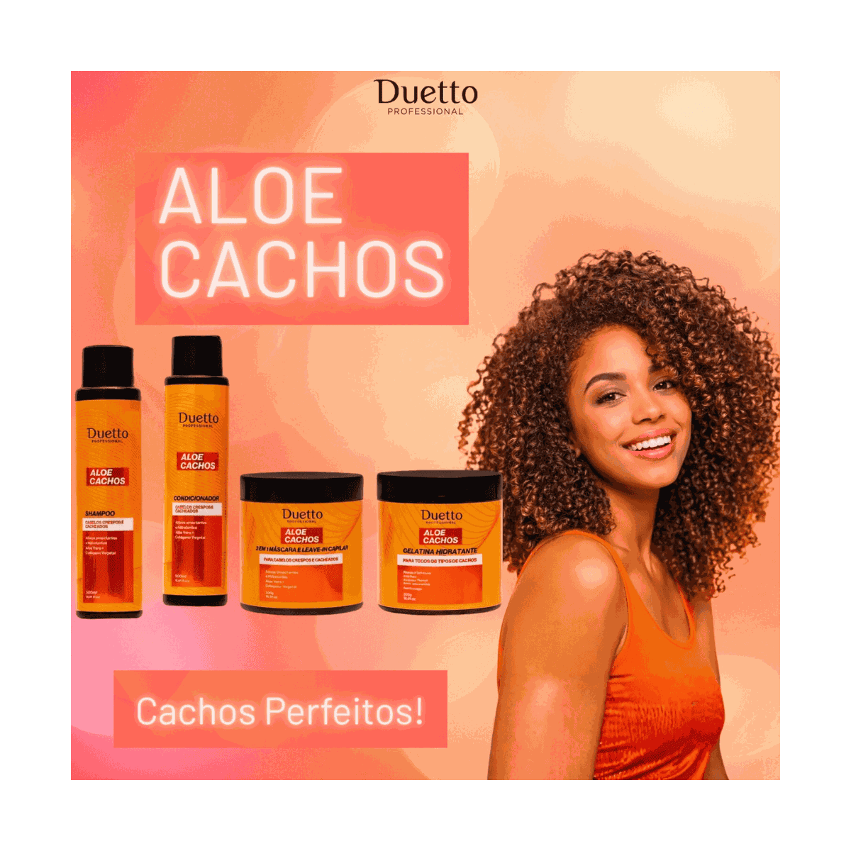 Kit Aloe Cachos Duetto Professional