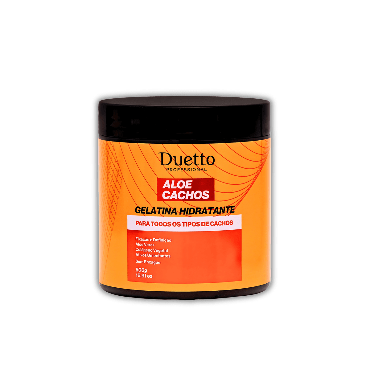 Máscara Finalizador Gelatina Aloe cachos Duetto 500g