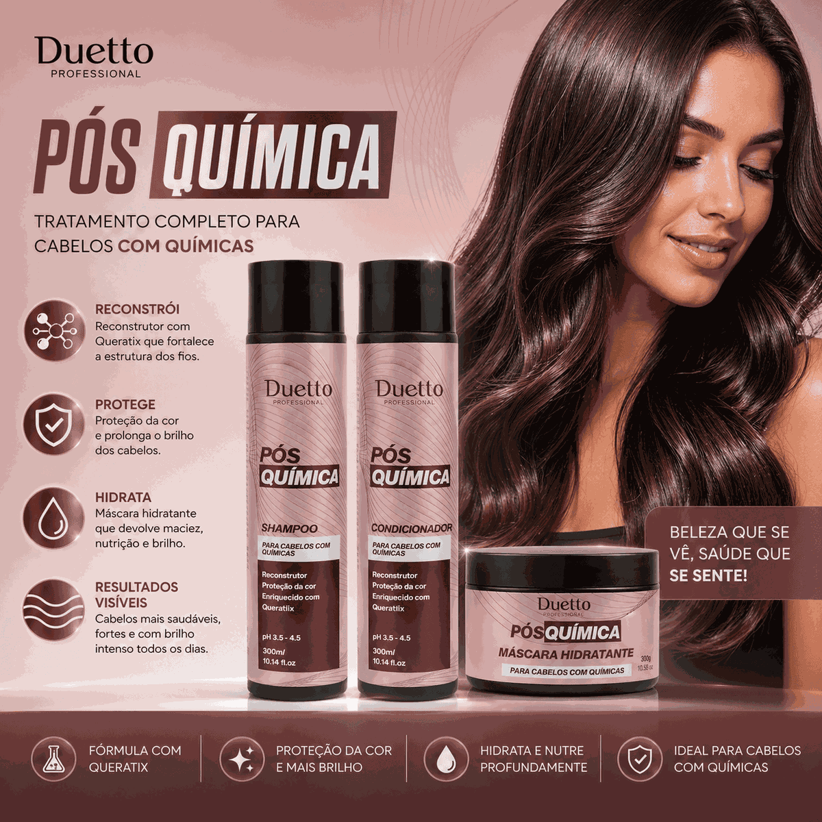 Kit Home Care Pós Química Duetto 300g