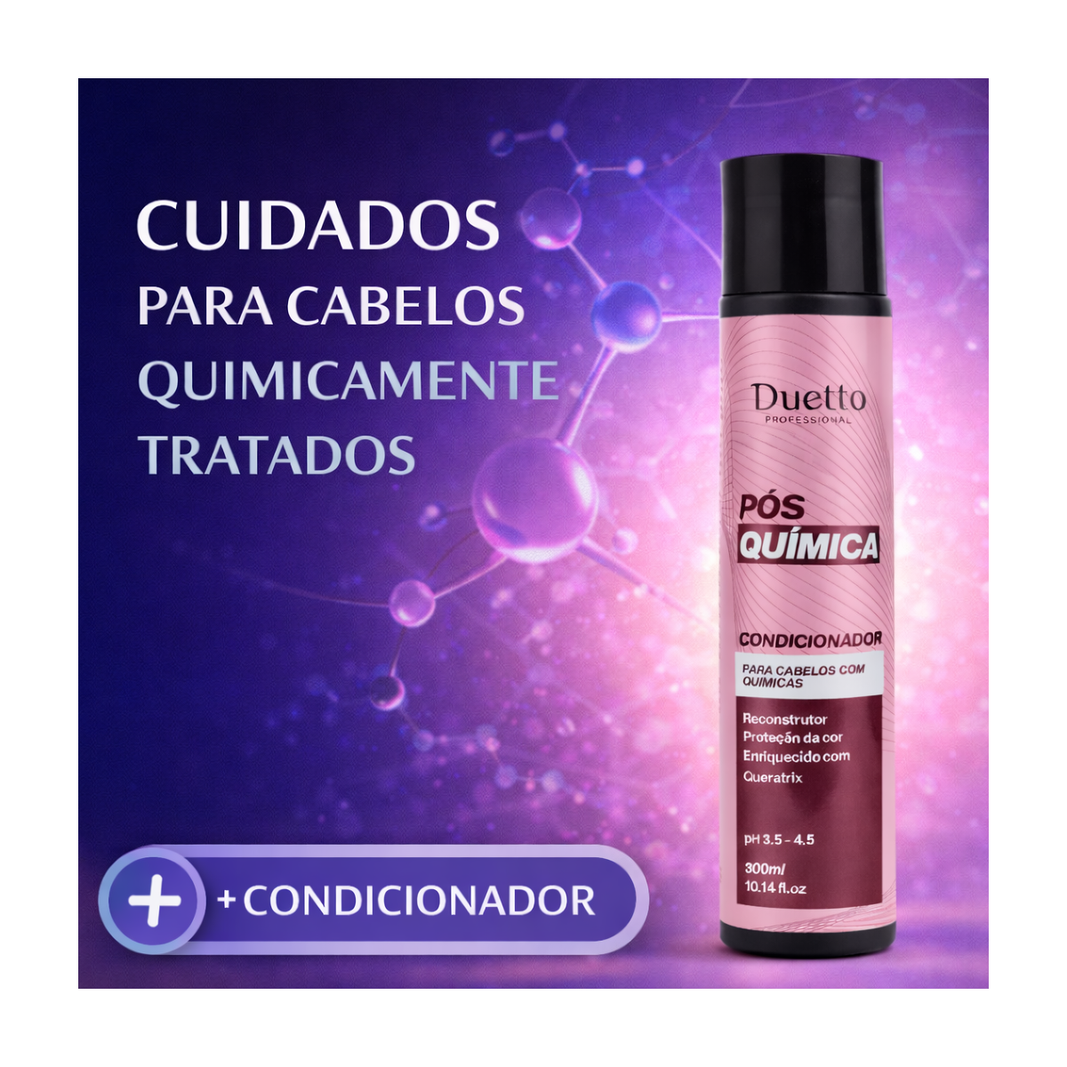 Máscara Condicionante Pós Química Duetto 300ml