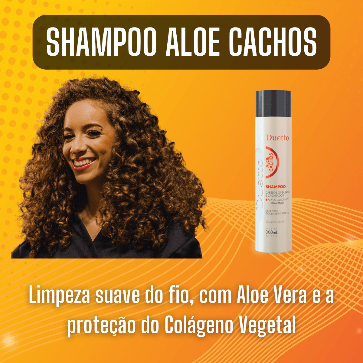 Shampoo Aloe Cachos Duetto 300 ml