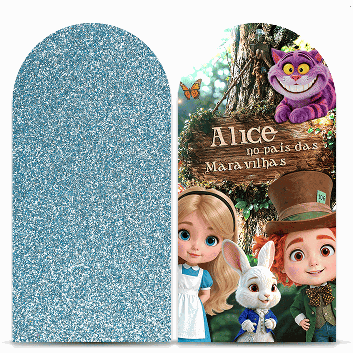  Painel Romano Tema ALice no País das Maravilhas 4167 - Romano 4167 - Painel Festivo