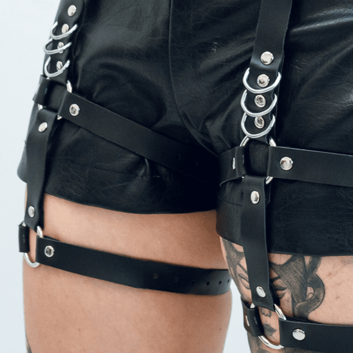 Harness de Coxa e Cintura com Duas Tiras em Cada Perna