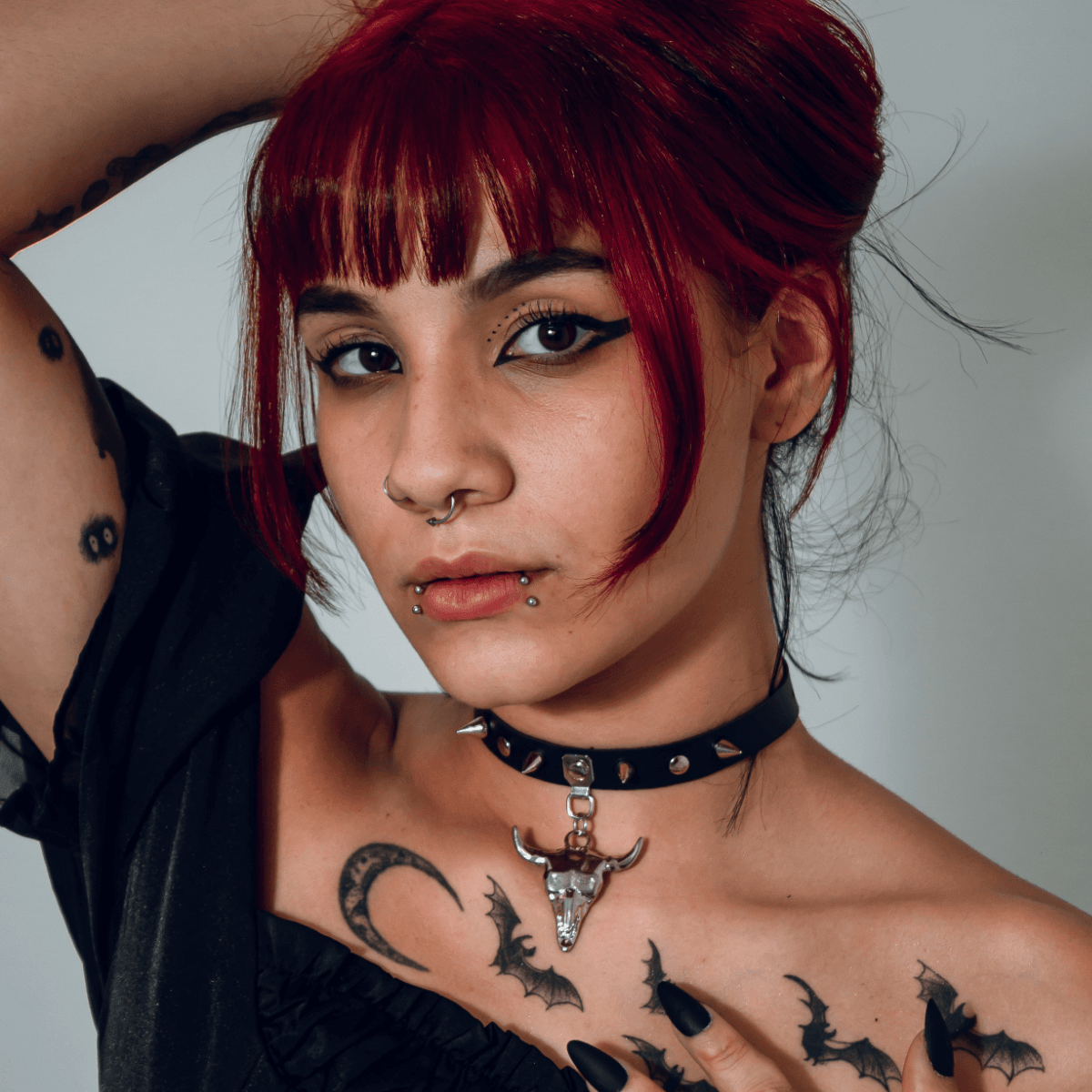 Kit Crânio Corset e Choker