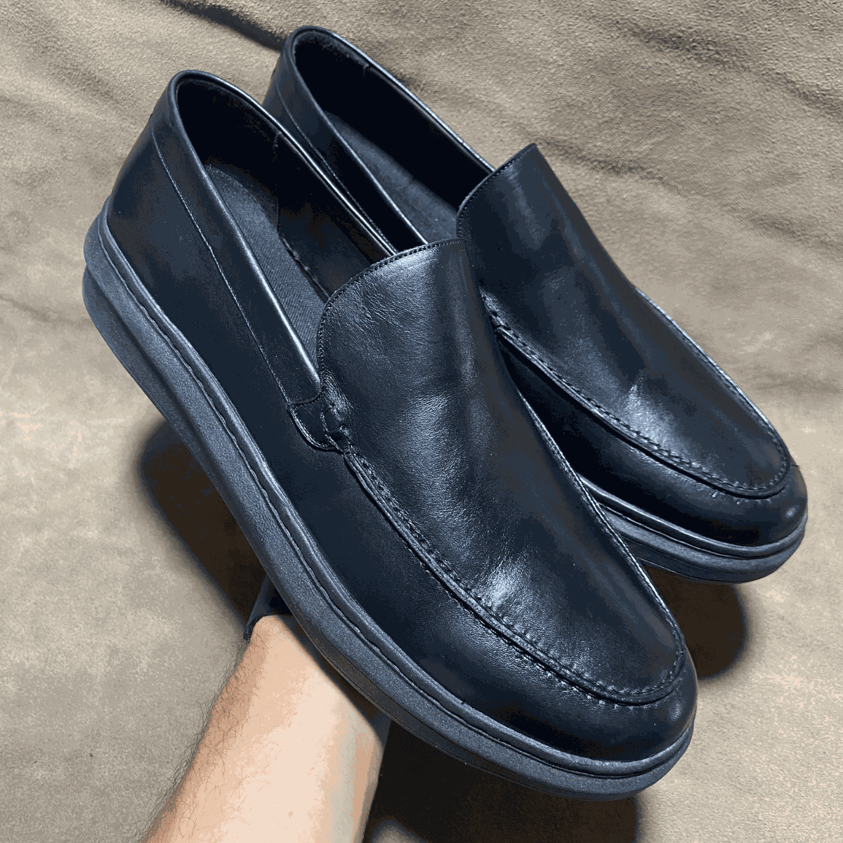 Sapato Masculino Loafer All Black - 45