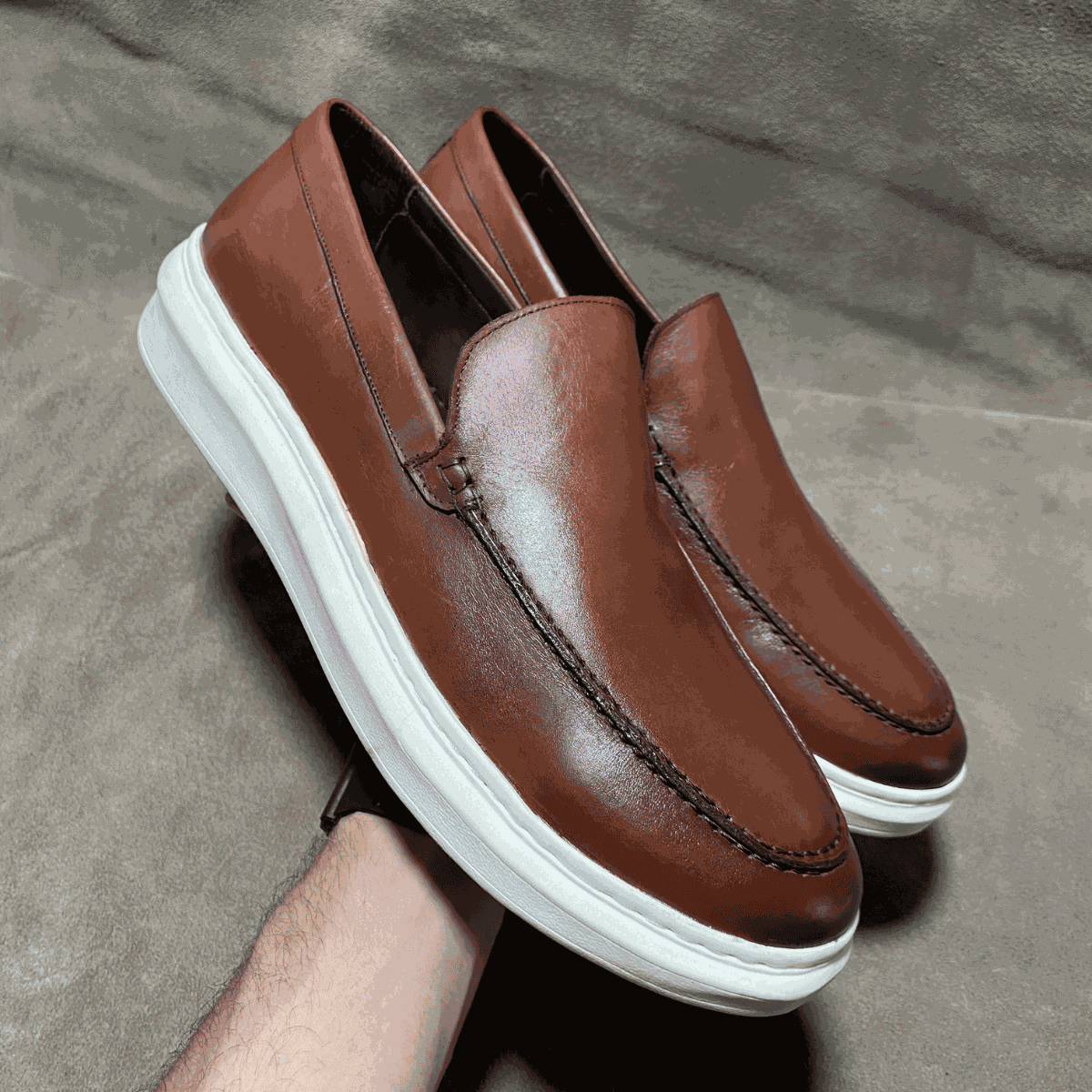 Sapato Masculino Loafer Whisky - 45