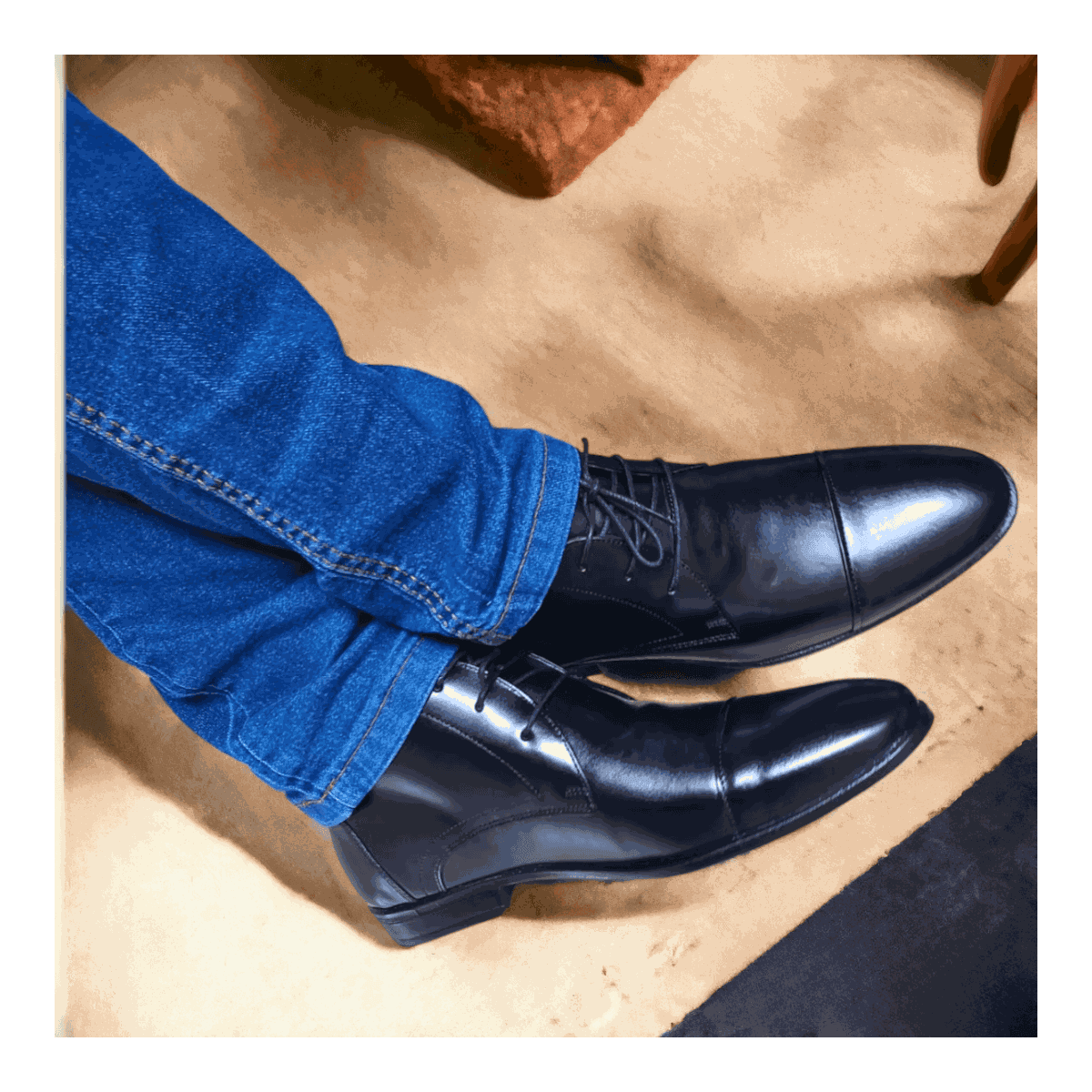 Bota Coturno Social Naturalle Preto