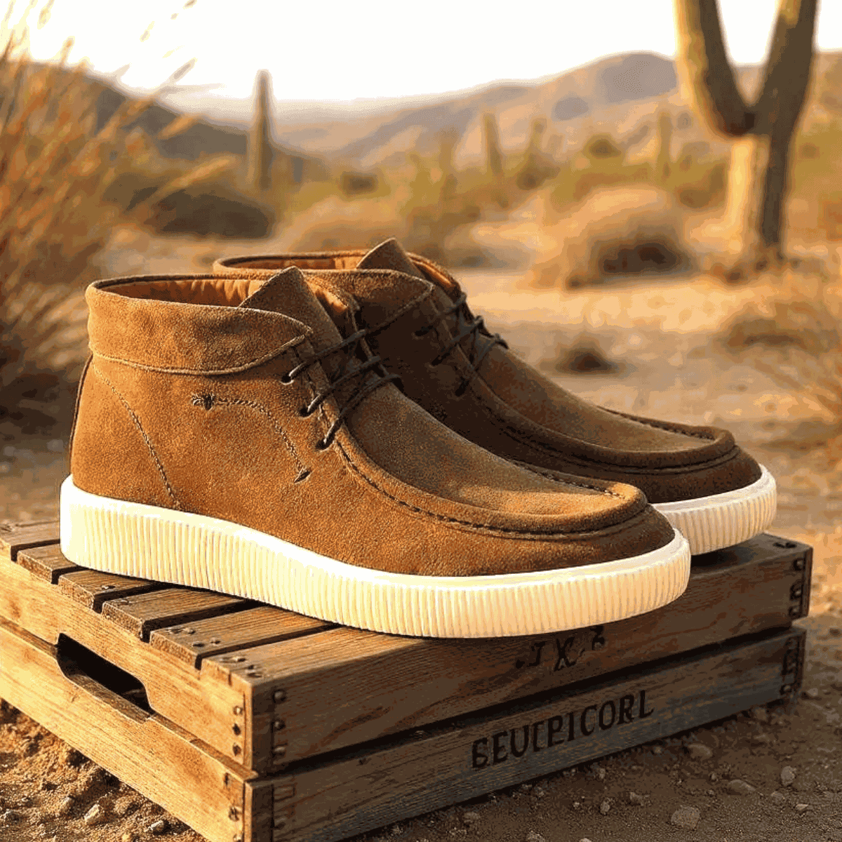 Bota ABRUZZO CANADIAN Em Couro Camurça Taupe