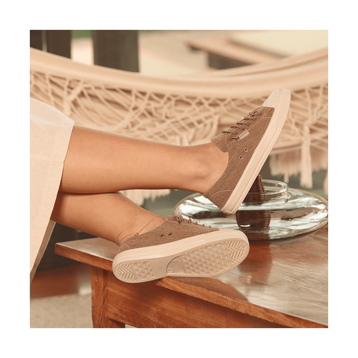 Tênis Feminino Lucca - Marrom - ZOCCOLETTE