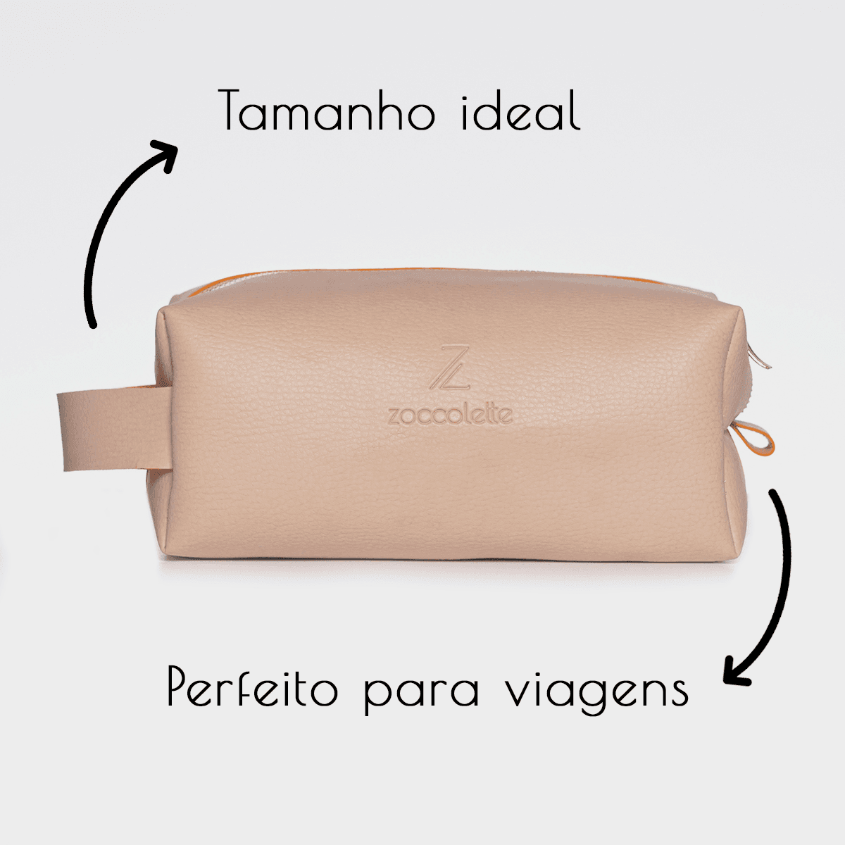 Necessaire Feminina Creme - ZOCCOLETTE