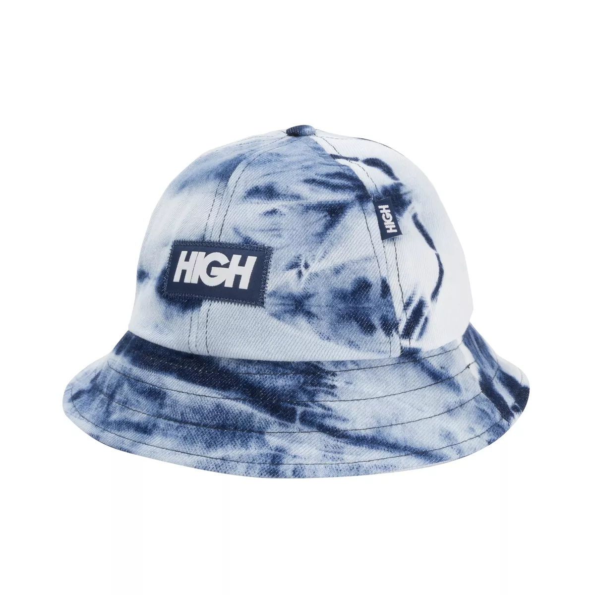 Bleached Rounded Bucket Hat Blue | DREAMS SKATESHOP