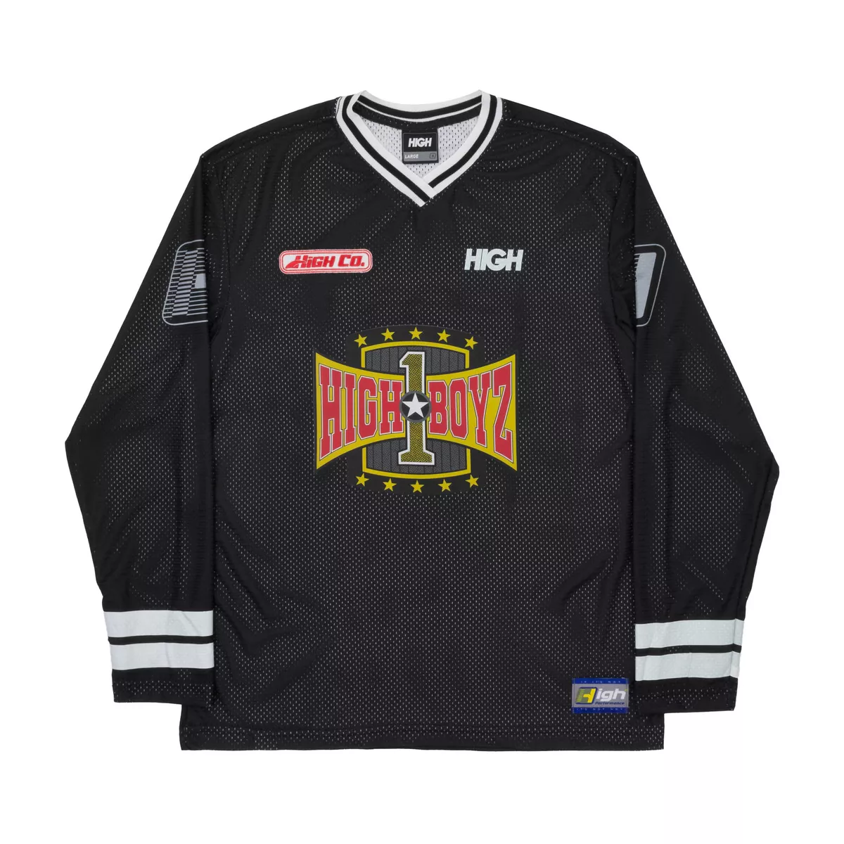 Jersey High Longsleeve Champion Black | DREAMS SKATESHOP