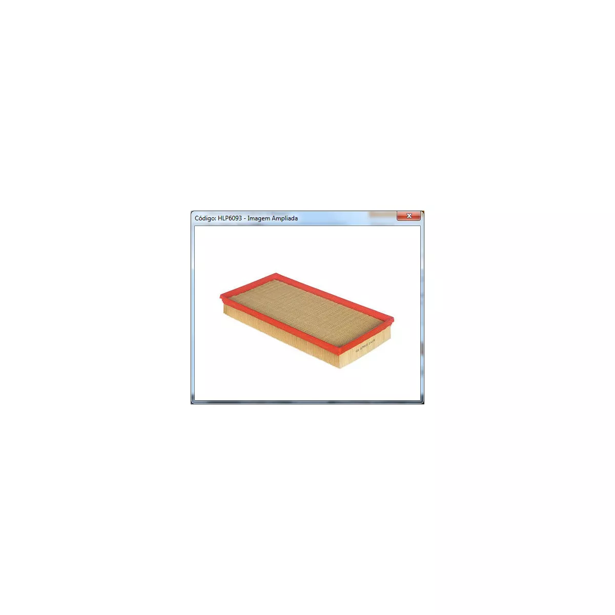 Filtro Ar VOX Filters HLP6093 - Grupo Celinho Autopeças