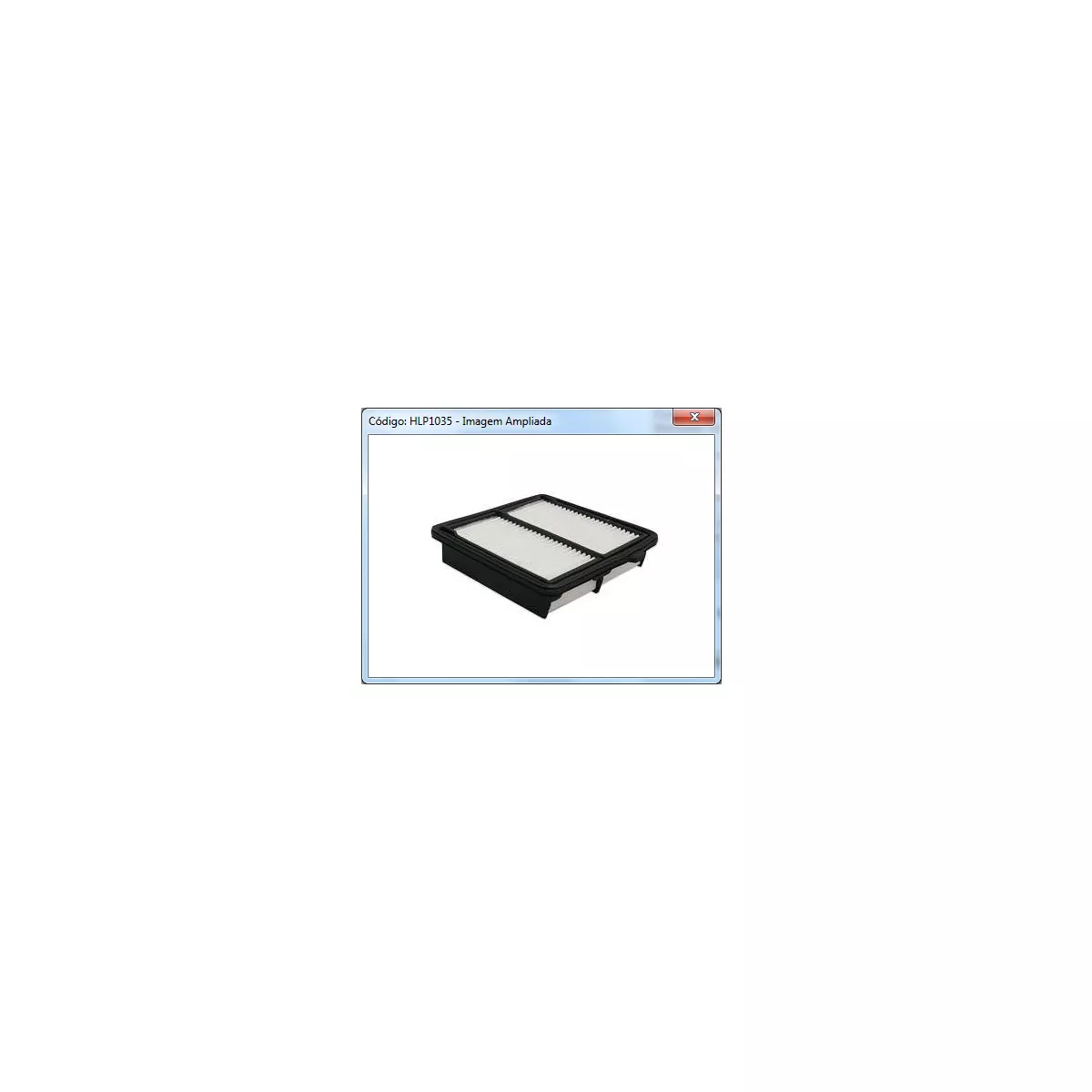 Filtro Ar VOX Filters HLP1035 - Grupo Celinho Autopeças