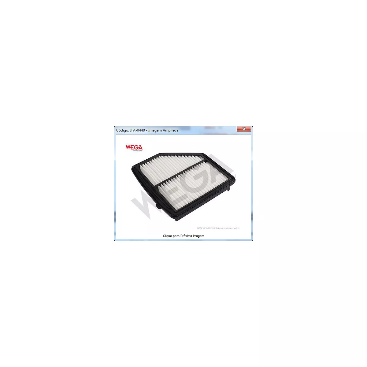 Filtro Ar VOX Filters HLP1040 - Grupo Celinho Autopeças