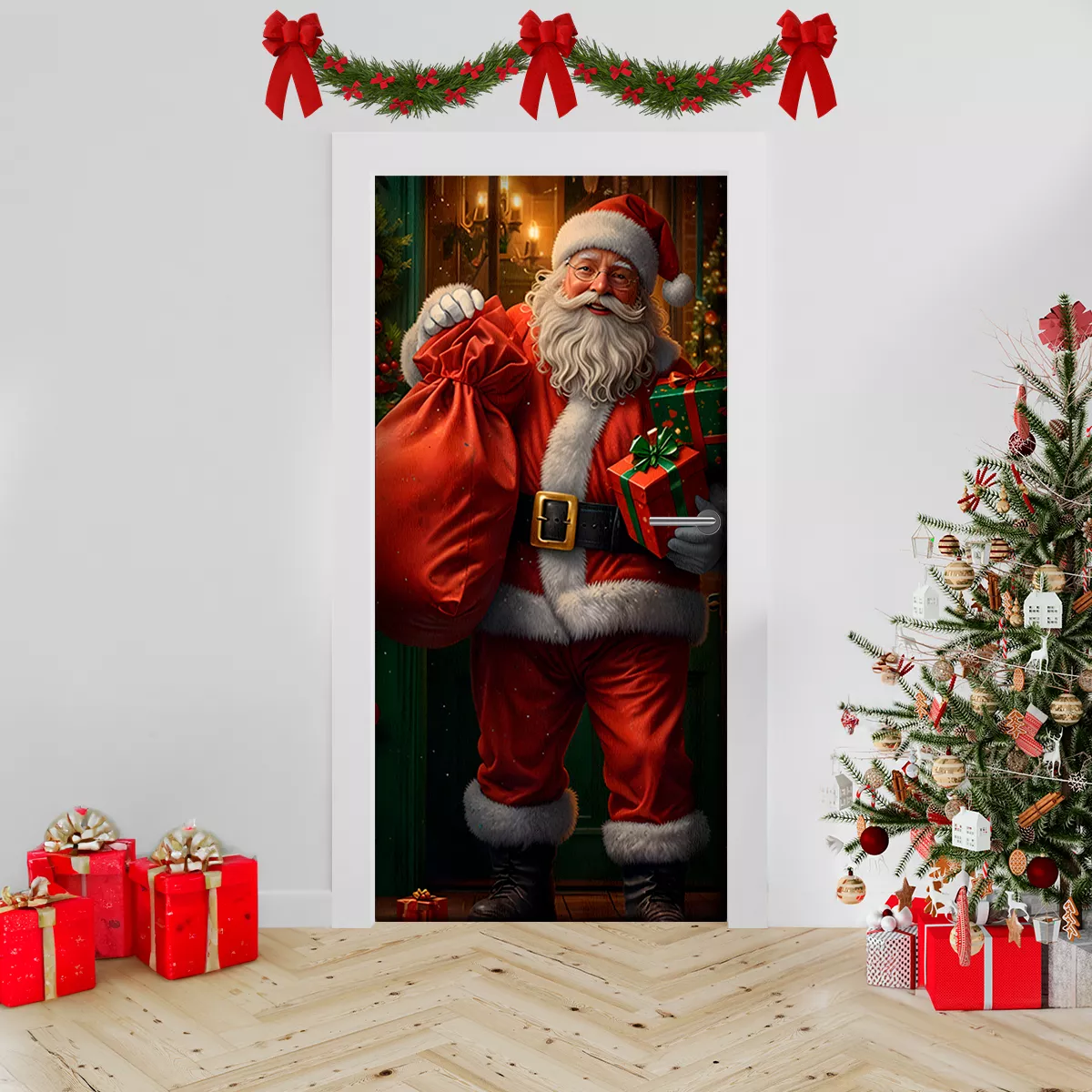 Capa de Porta Natal 4604 ... - Painel Festivo