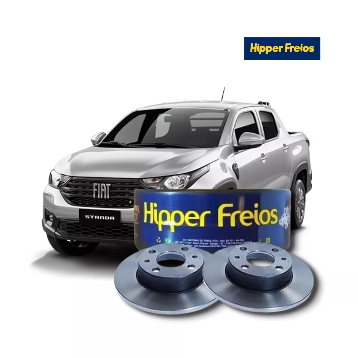 Disco Freio Dianteiro Ventilado HipperFreios - HF3 - Grupo Celinho Autopeças